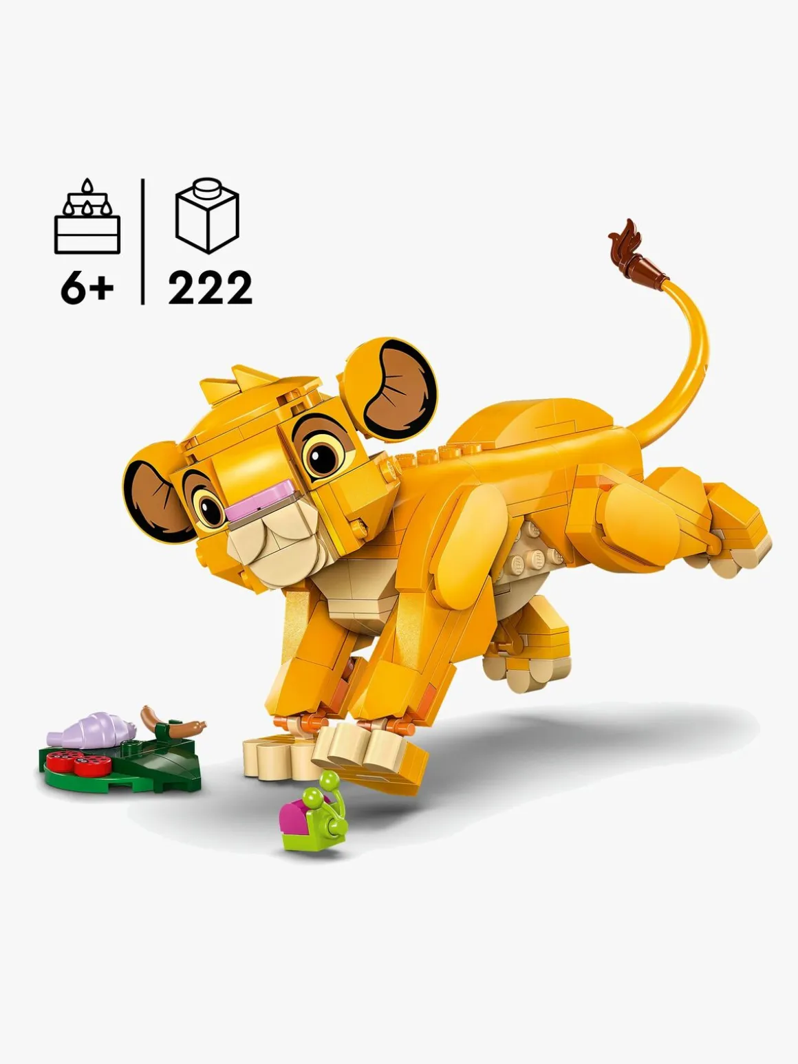 LEGO Disney Classic 43243 Simba som unge – Løvernes konge