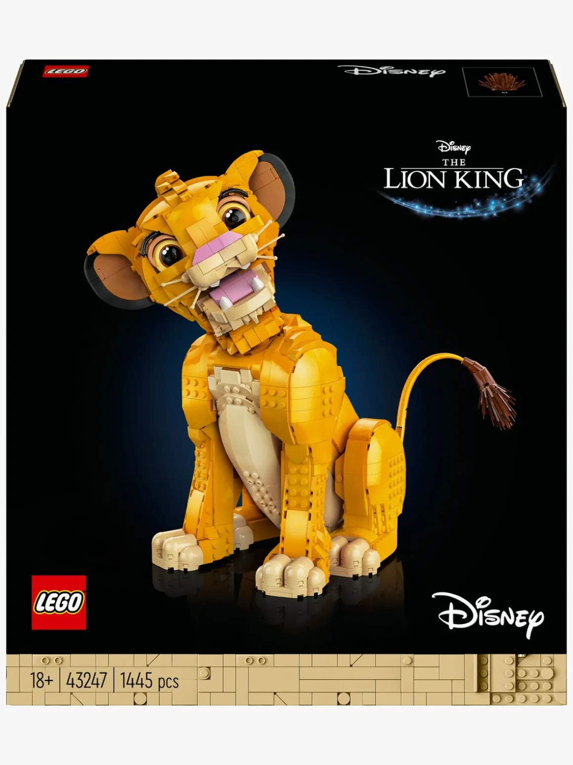 LEGO Disney Classic 43247 Ung Simba – Løvernes konge