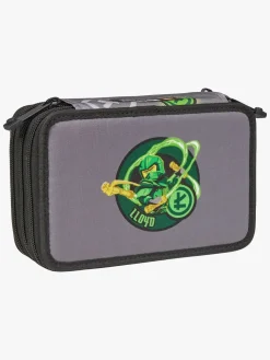 LEGO® NINJAGO® Elemental Master of Energy  Fyldt Penalhus med 3 Rum, Grå