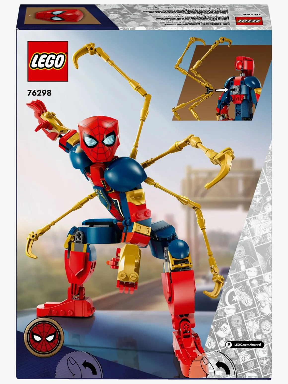 LEGO Super Heroes 76298 Byg selv-figur af Iron Spider-Man