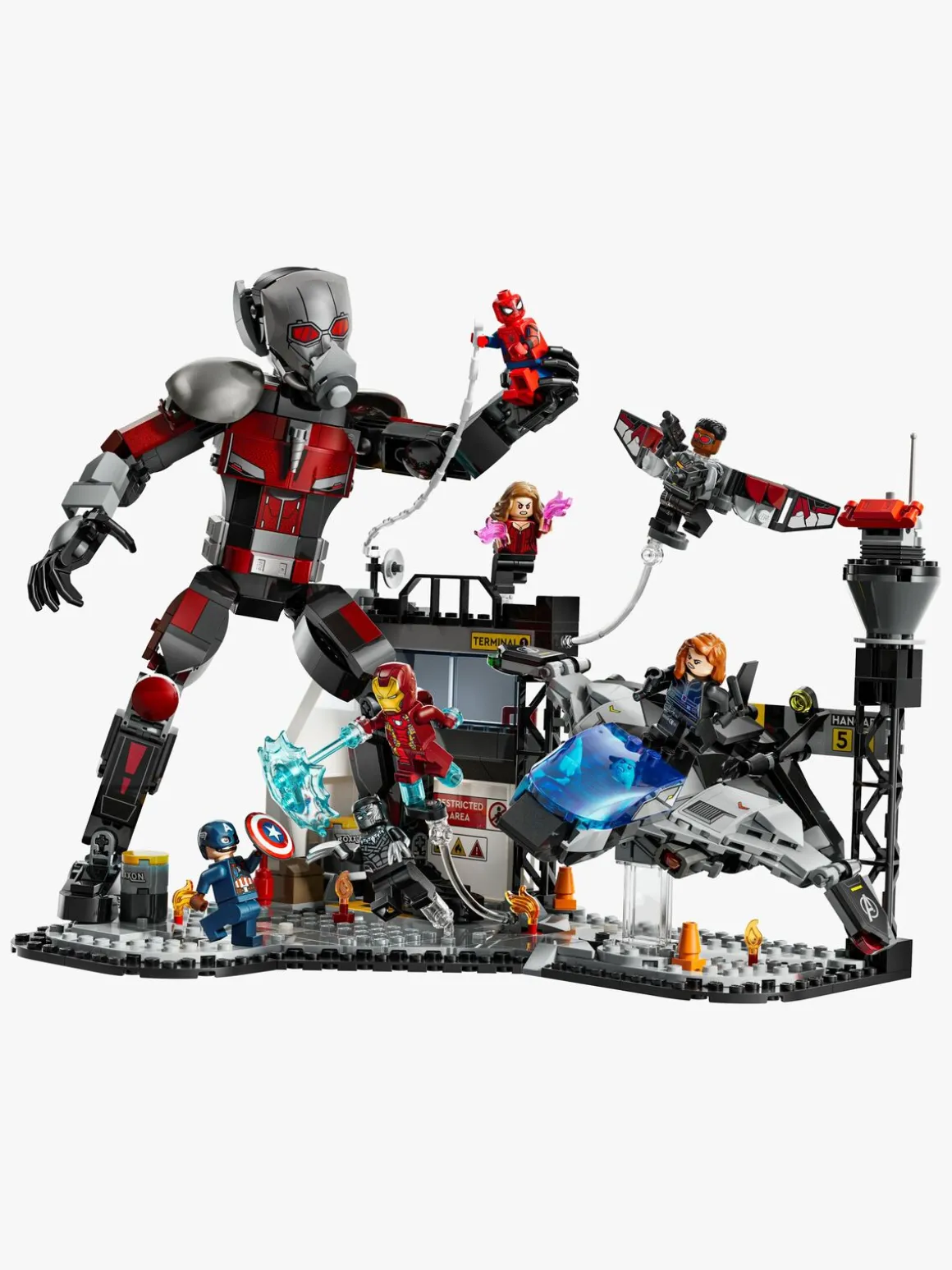 LEGO Super Heroes 76314 Captain America: Civil War-actionkamp