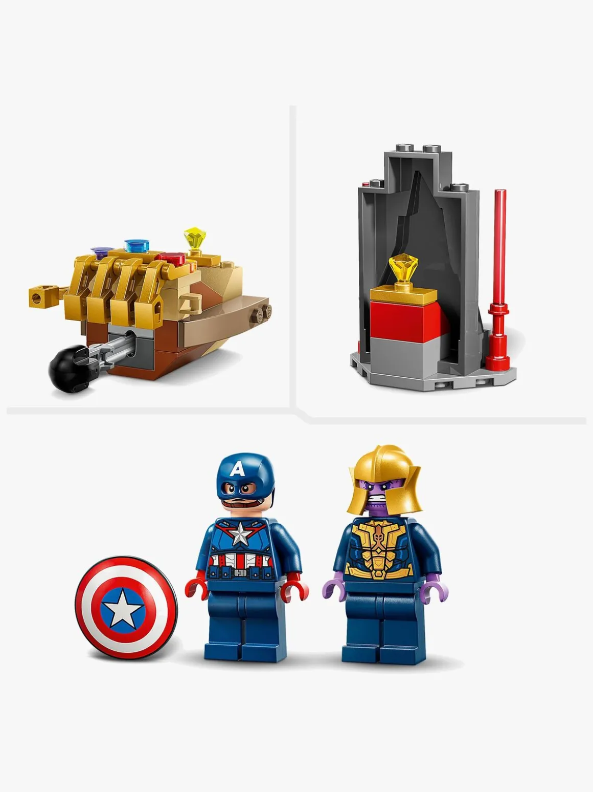 LEGO Super Heroes 76319 Captain America mod Thanos