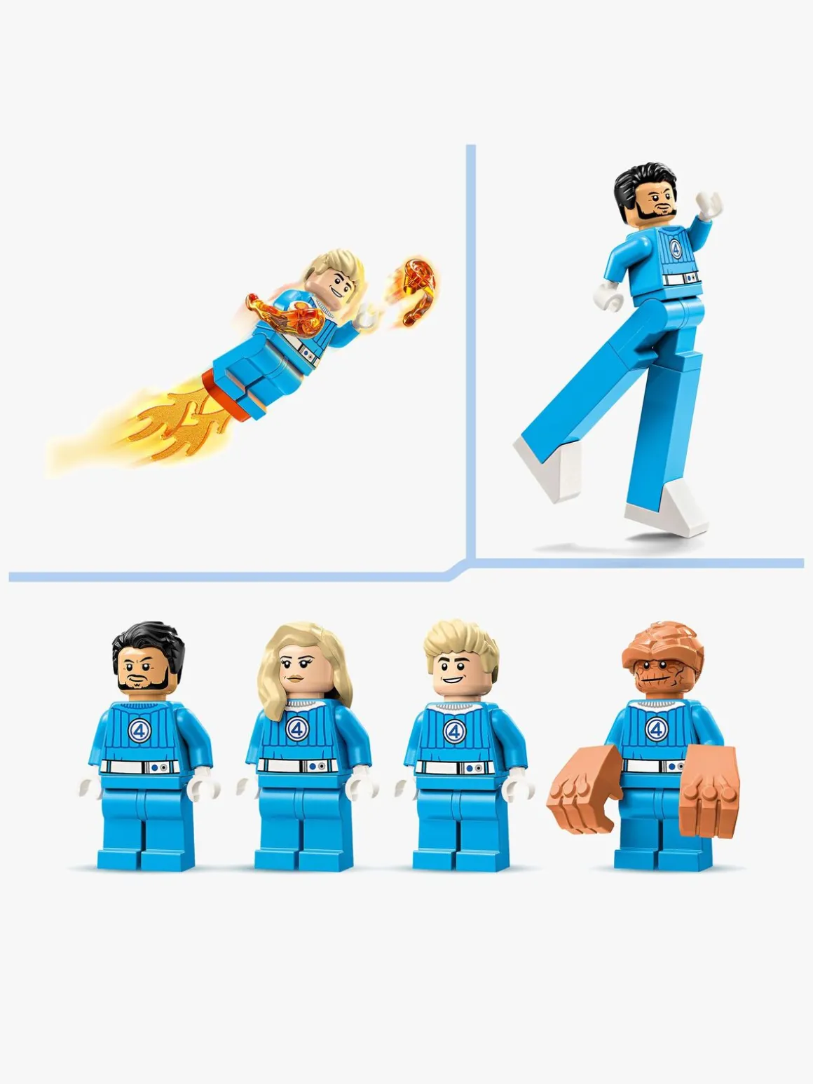 LEGO Super Heroes 76316 Fantastic Four mod Galactus-byggefigur