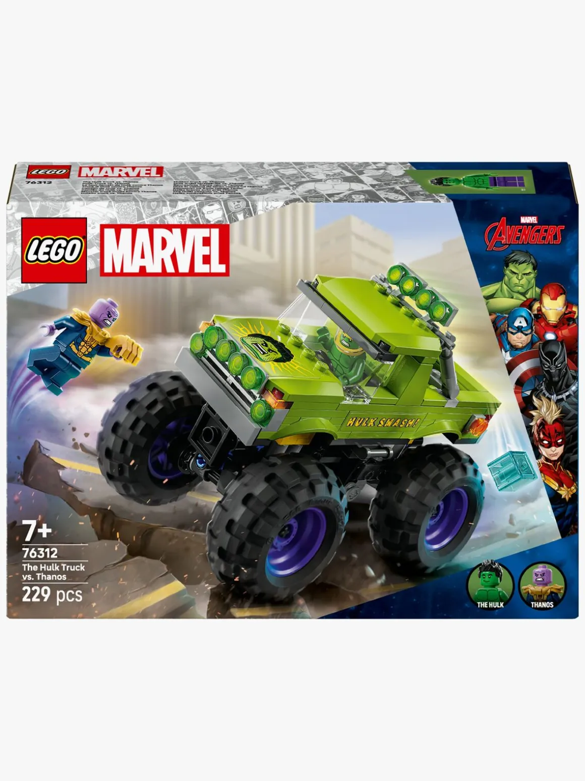LEGO Super Heroes 76312 Hulk-truck mod Thanos