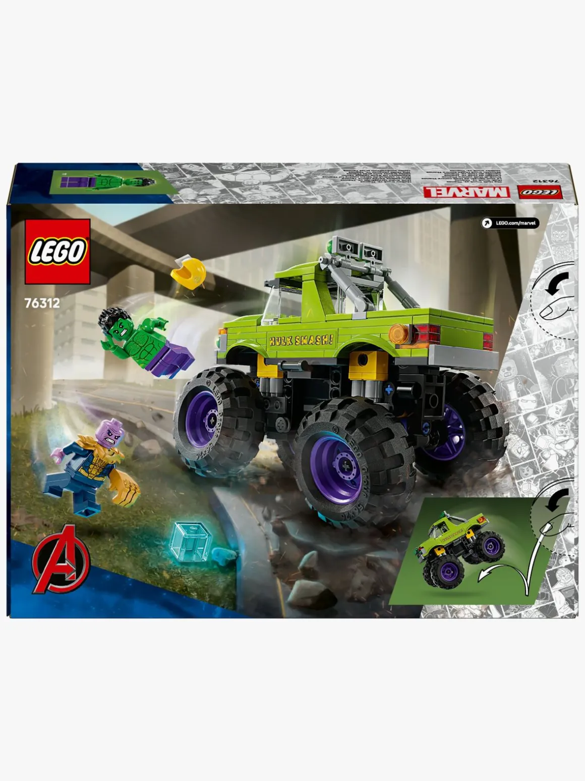 LEGO Super Heroes 76312 Hulk-truck mod Thanos