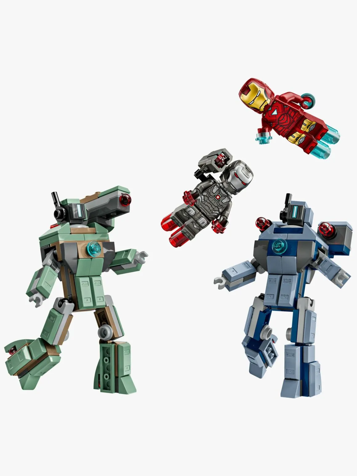 LEGO Super Heroes 76320 Iron Man og War Machine mod Hammer-droner