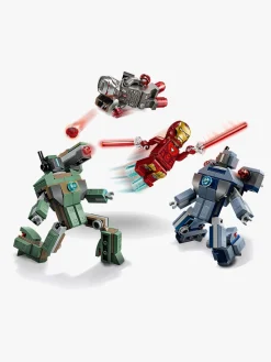 LEGO Super Heroes 76320 Iron Man og War Machine mod Hammer-droner