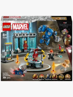 LEGO Super Heroes 76315 Iron Mans laboratorium: Dragtgalleriet