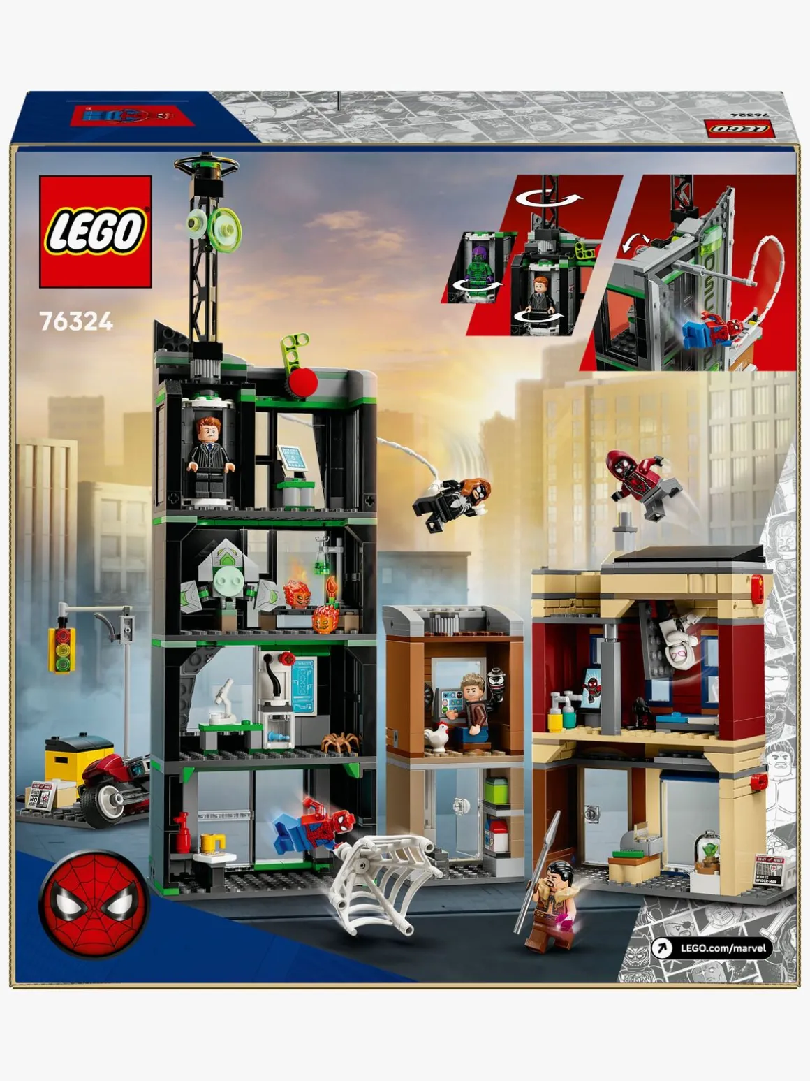 LEGO Super Heroes 76324 Spider-Man mod Oscorp