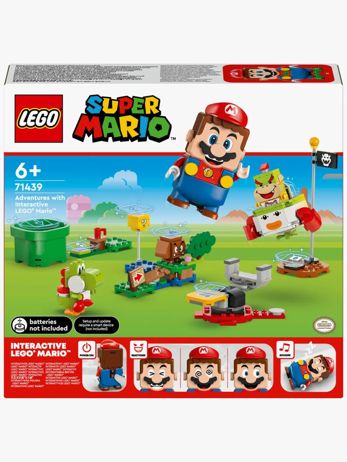 LEGO Super Mario 71439 Eventyr med interaktiv LEGO Mario
