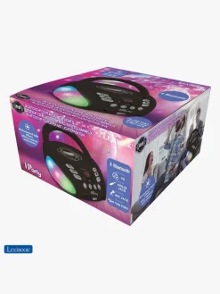 Lexibook iParty Bluetooth CD-afspiller med Lys, Sort