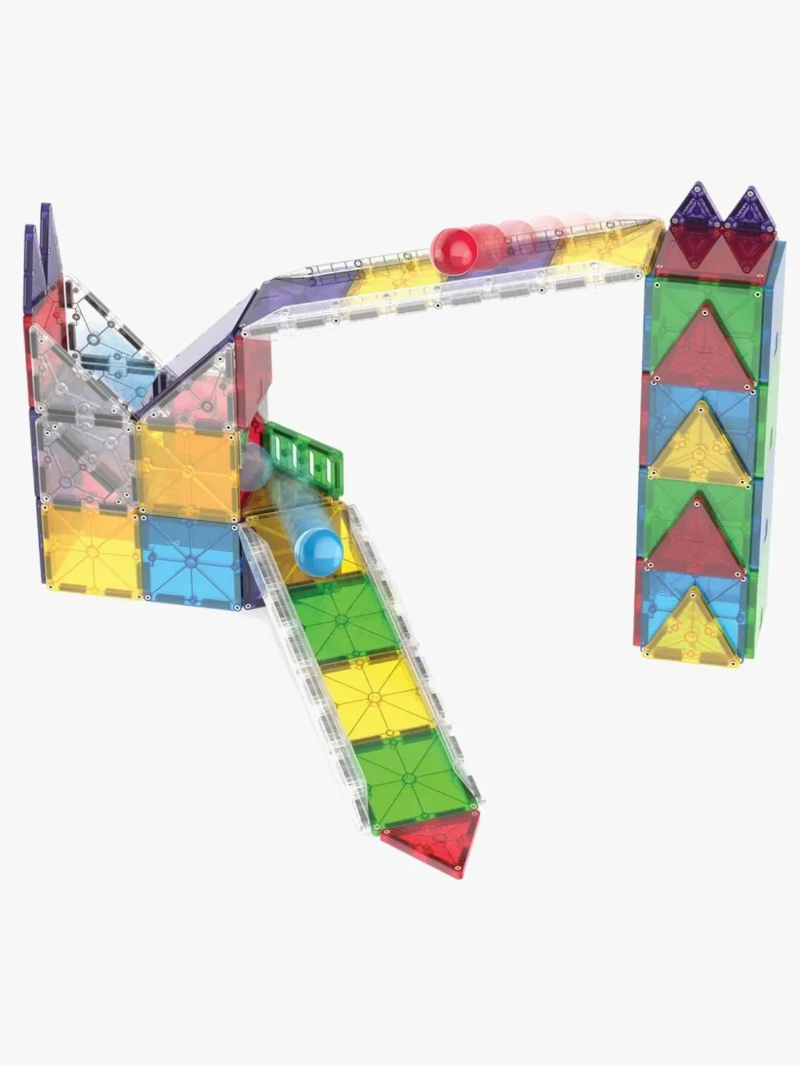 MAGNA-TILES Rail Racer Magnetiske Byggeklodser 90 Dele