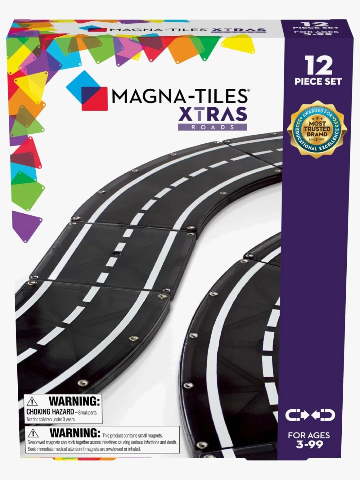 MAGNA-TILES Xtras Vejdele 12 Dele