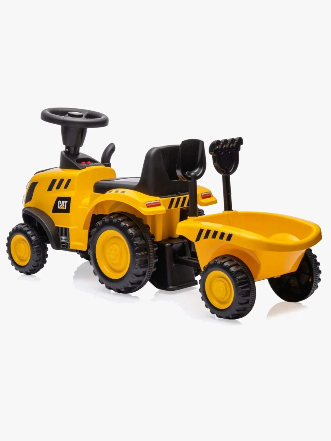 Milly Mally Ride on CAT Traktor, Gul