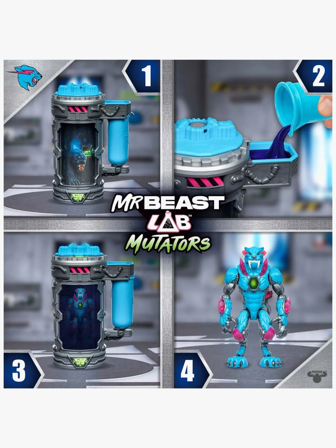 MrBeast Lab Mutators Legesæt Iconic Panther