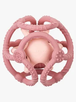 Nattou Soft Silicone Aktivitetsbold, Lyserød