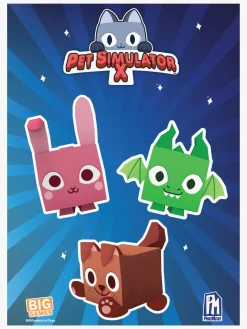 Pet Simulator X Ultimate Bundle Red Treasure Chest Legesæt Series 1