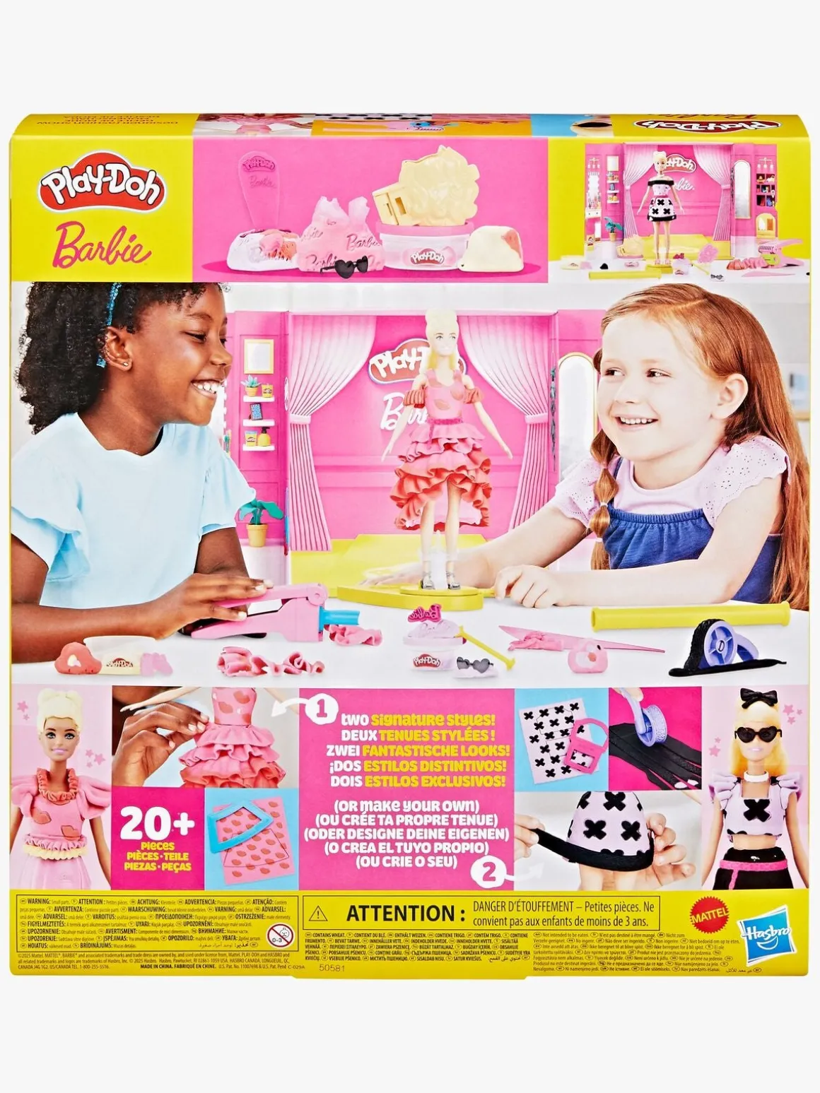 Play-Doh Barbie Modellervoks med Dukke Designer-modeshow