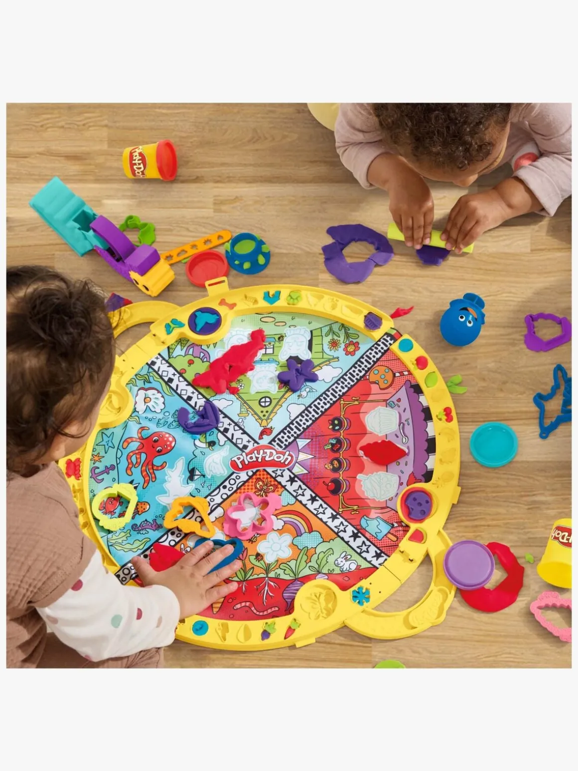 Play-Doh Fold and Go Startsæt med Legetæppe