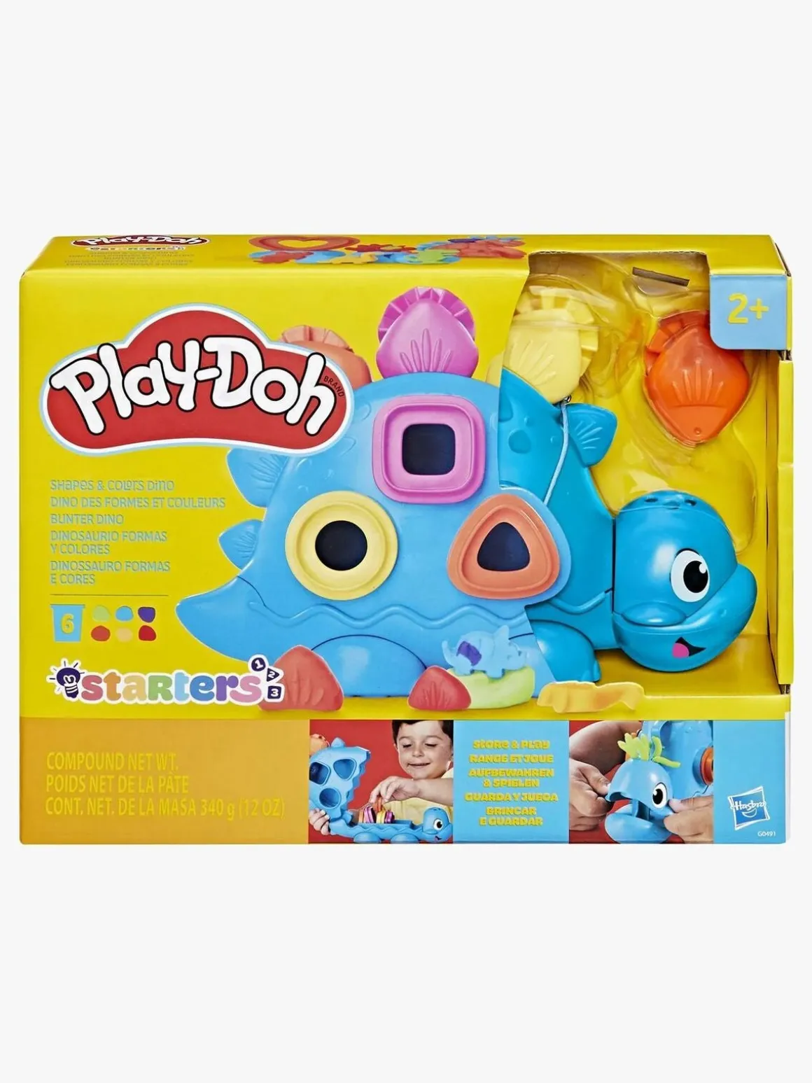 Play-Doh Modellervoks Shapes & Colors Dinosaur