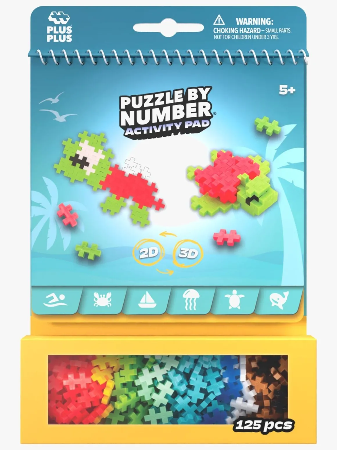 Plus-Plus Activity Pad Ocean And Beach Byggesæt