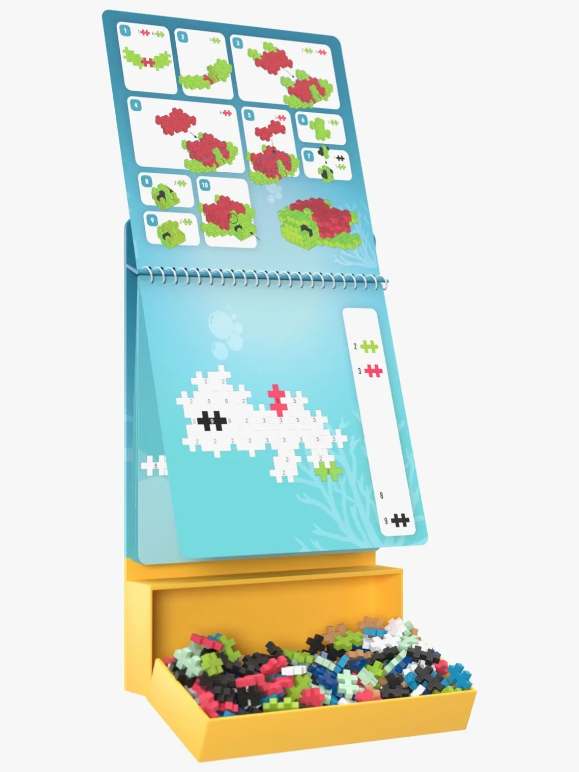 Plus-Plus Activity Pad Ocean And Beach Byggesæt