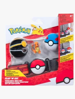 Pokémon Clip 'N' Go Bælte Legesæt Charmander med Poké-ball