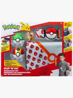 Pokémon Clip 'N' Go Legesæt Bælte & Taske Growlithe