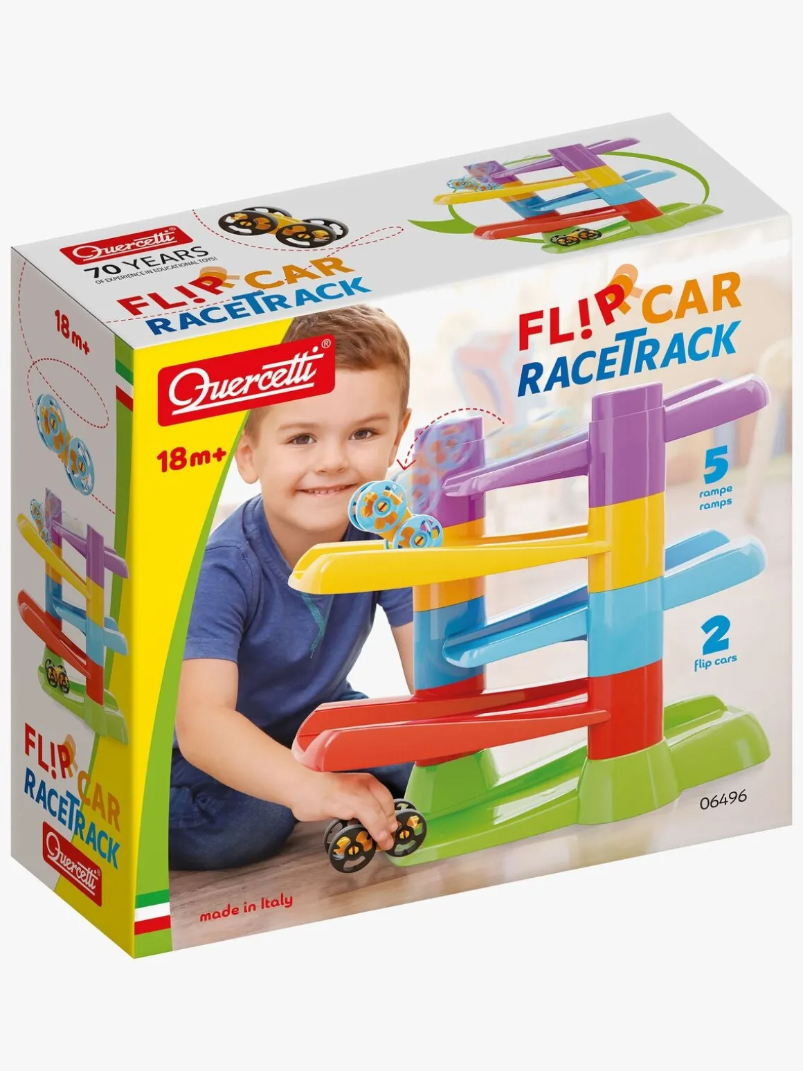 Quercetti Flip Racerbane med Biler