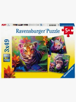 Ravensburger Jungle Babies Puslespil 3x49 Brikker
