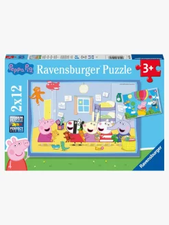 Ravensburger Puslespil, Gurli Gris 2x12 Brikker