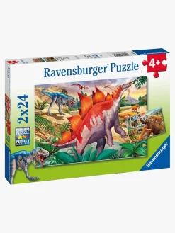 Ravensburger Puslespil Jurassic Dyreliv, 2X24 Brikker