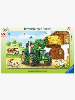 Ravensburger Puslespil Traktor På Bondegården 15 Brikker
