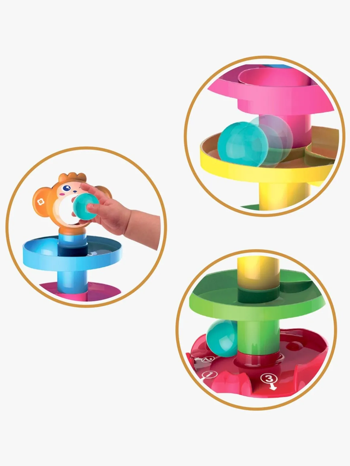 Scandinavian Baby Products Twisted Ball Tower Aktivitetslegetøj