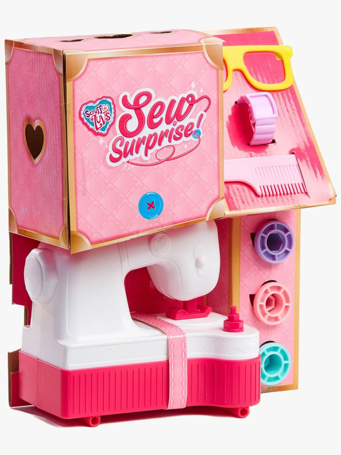 Scruff-A-Luvs Bamse Sew Surprise, Lyserød