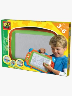 SES Creative Magnetisk Tegnetavle inkl. 2 Stempler