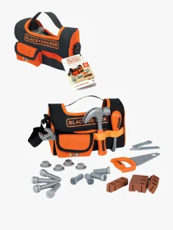 Smoby BLACK+DECKER Værktøjstaske i Stof 21 Dele