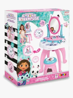 Smoby Gabby's Dollhouse 2-i-1 Sminkebord med Skammel