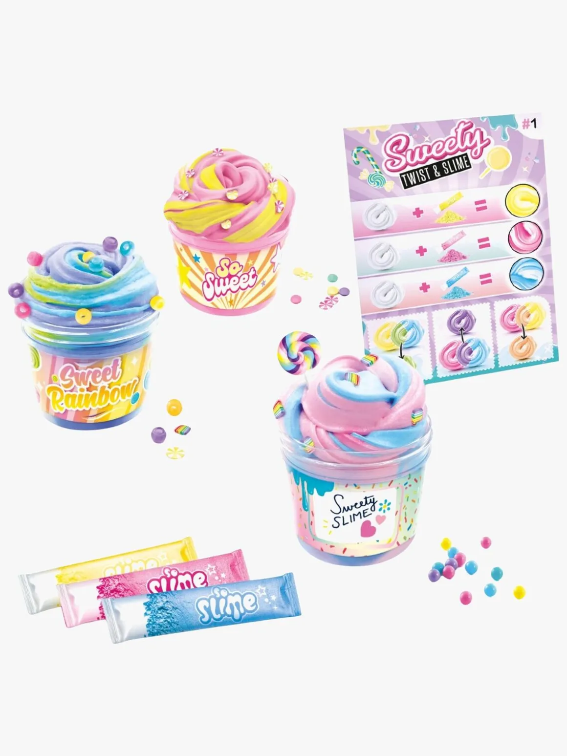 So Slime Slimesæt Sweety Twist & Slime