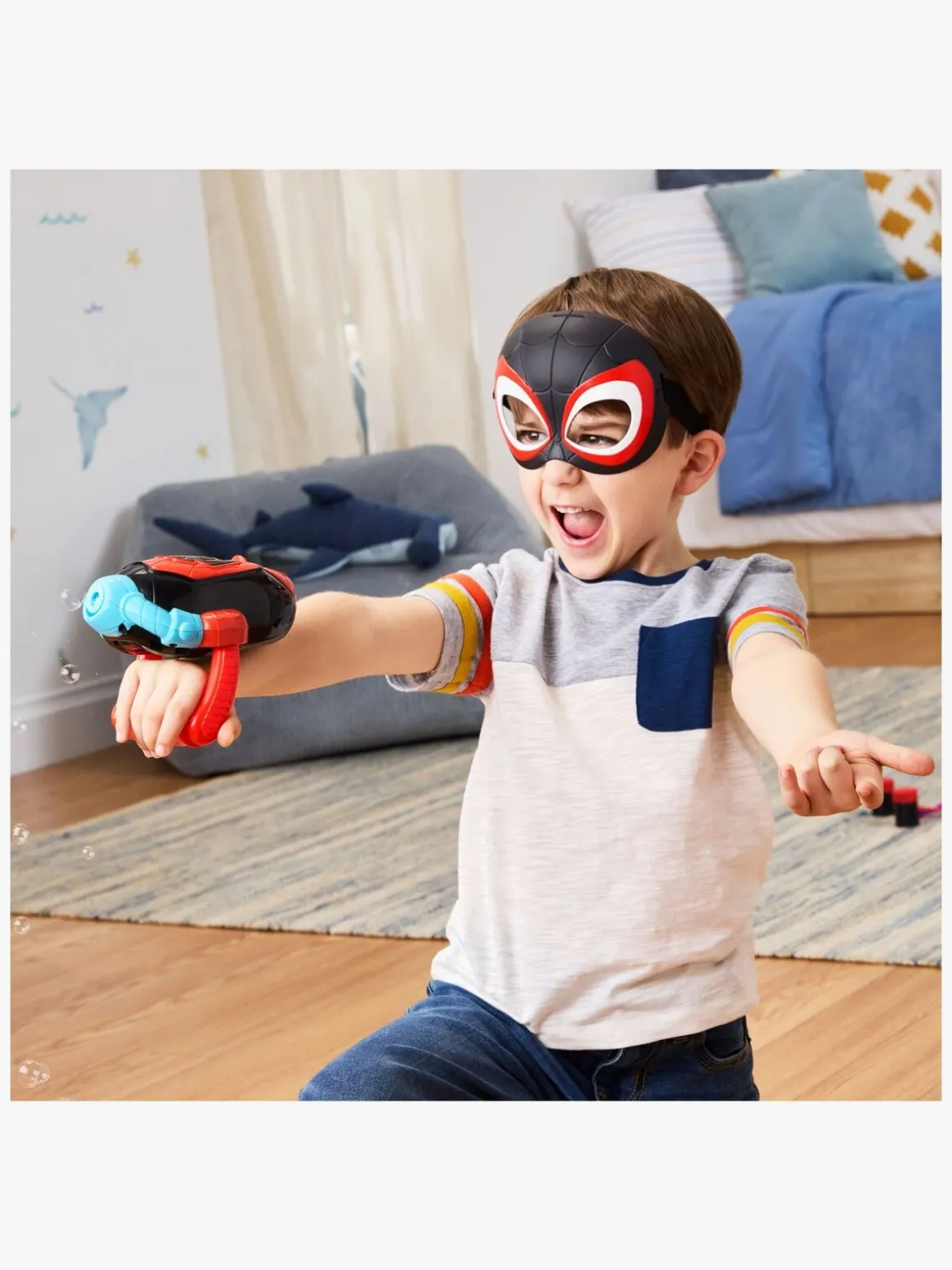 Spidey And His Amazing Friends Water-Webs Miles Morales Boblekaster