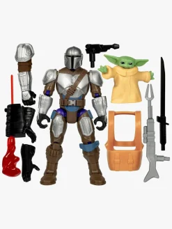 Star Wars Mixmashers Figur Mando And Grogu Deluxe