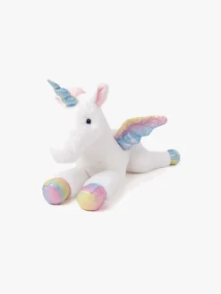 Teddykompaniet Bamse Liggende Enhjørning, Regnbuefarvet