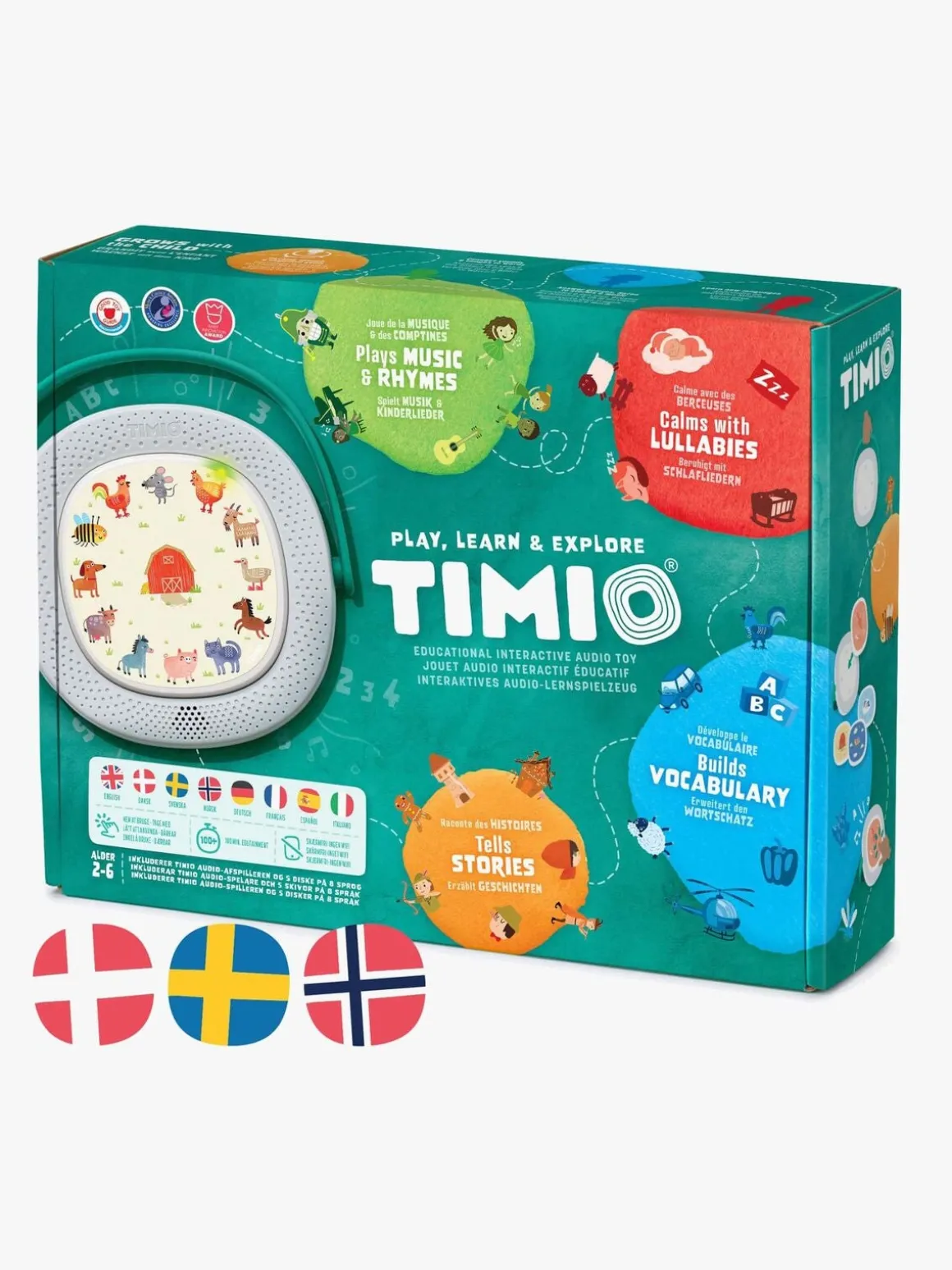 TIMIO Interaktiv Lydafspiller Skandinavisk Startpakke