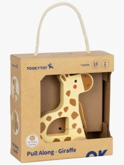 Tooky Toy Træklegetøj Giraf