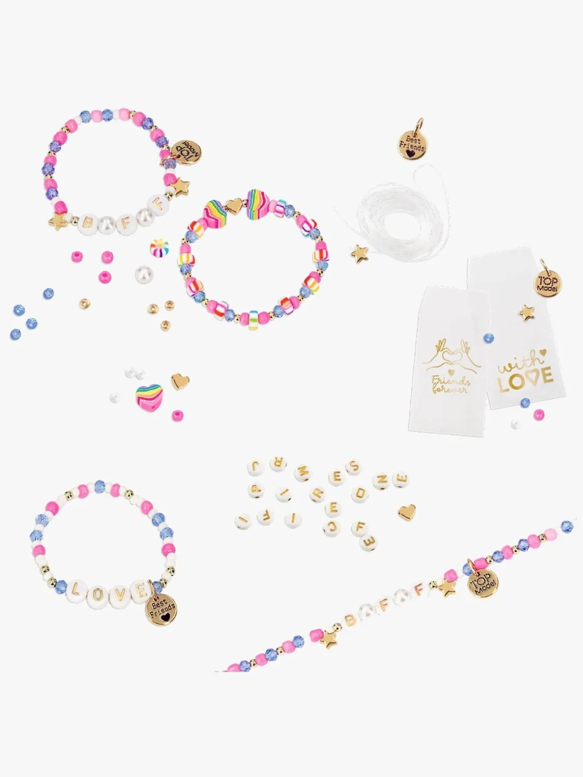 TOPModel DIY Perlearmbåndsæt