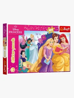 Trefl Disney Princess Glitter Puslespil 100 Brikker