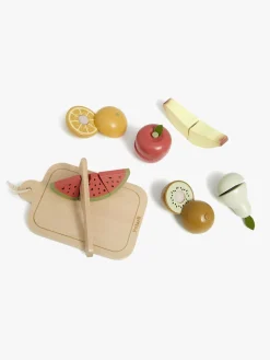 VIGA Legesæt med Frugt og Skærebræt