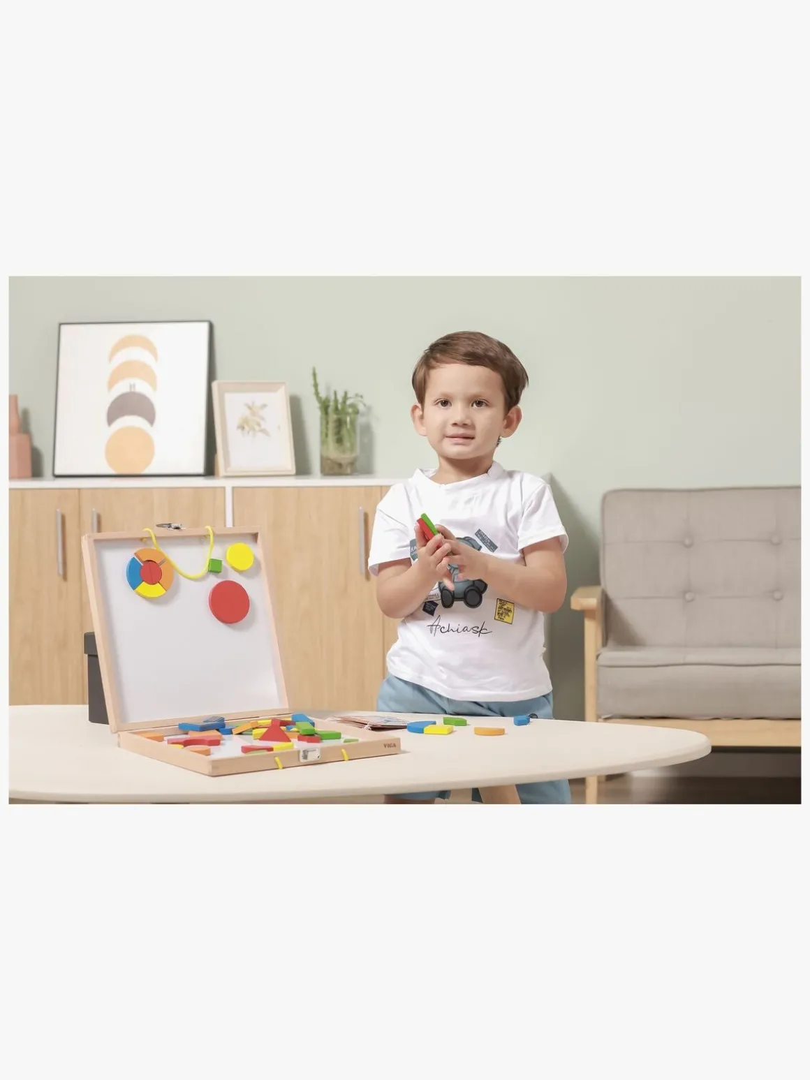 VIGA Magnetiske Klodser 42 Stk.