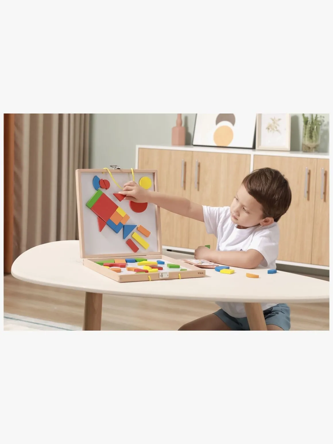 VIGA Magnetiske Klodser 42 Stk.