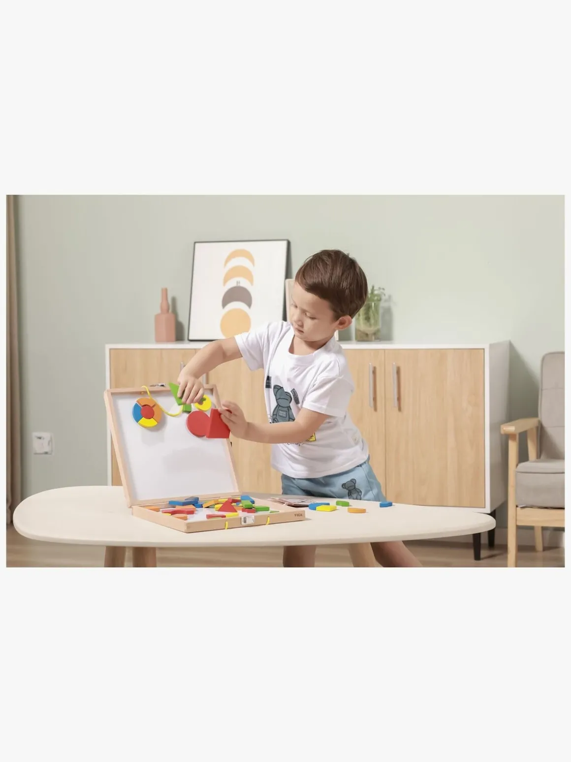 VIGA Magnetiske Klodser 42 Stk.